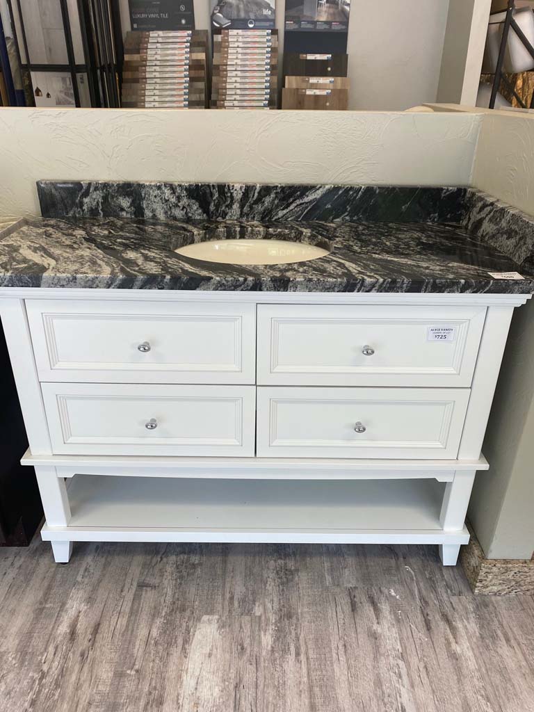 48 inch Alyce Vanity with 51 inch Granite Top